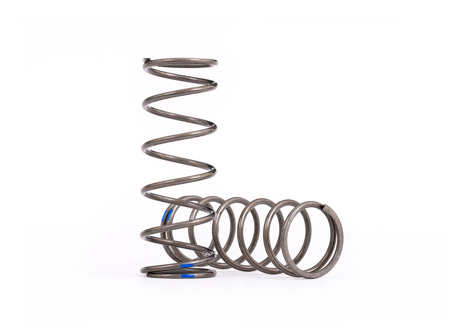 Traxxas Springs, shock, medium (natural finish) (GTX) (4.594 rate, blue stripe) (2)