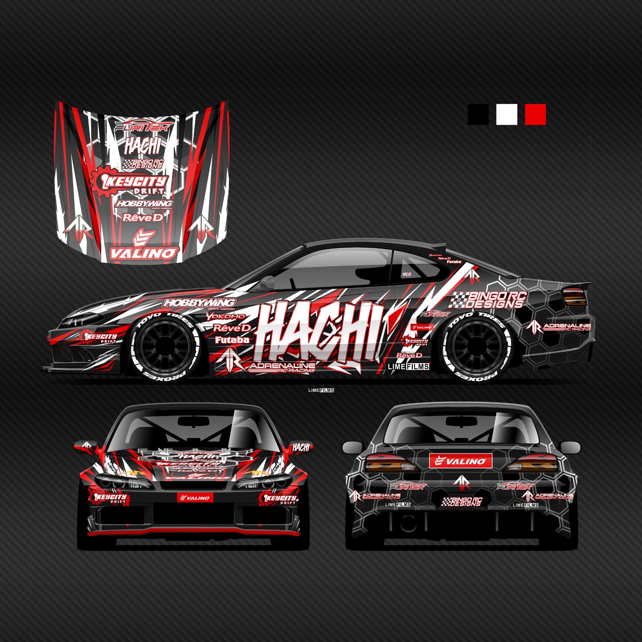 Bingo RC Designs Hachi/Wasp Livery