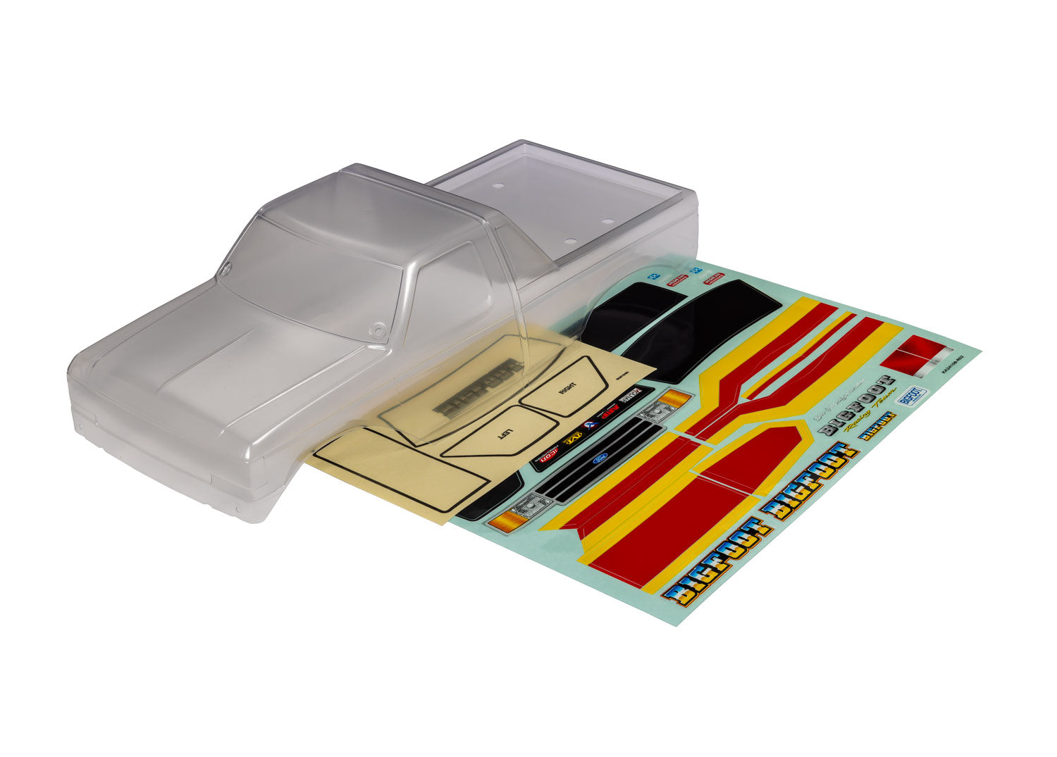 Traxxas BIGFOOT No. 8 4X4 Clear Body