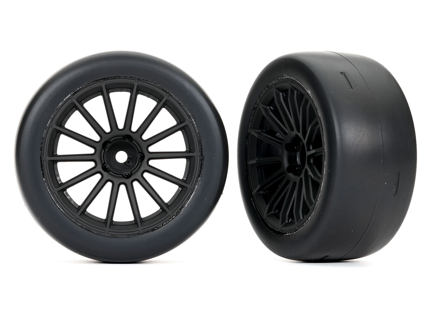 Traxxas Rear Sticky 2.0" Response Mounted Tires & Wheels (2)