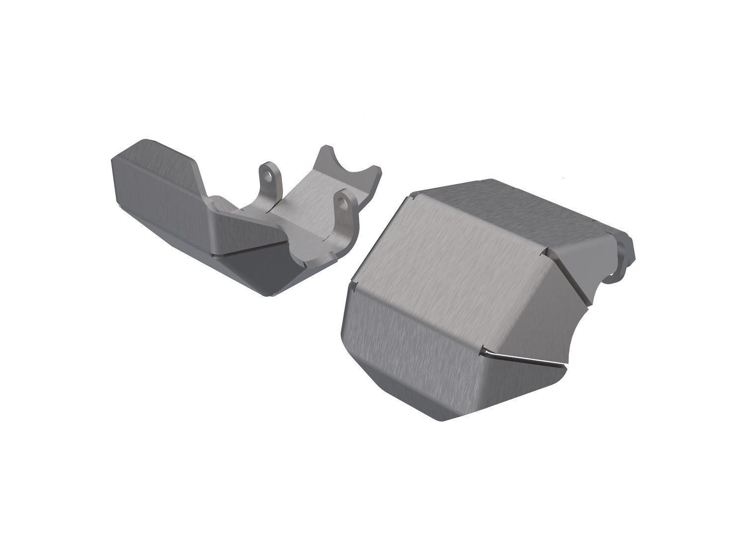 Traxxas TRX-4M Stainless Steel Axle Skidplates (2)