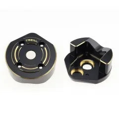 Treal Hobby Axial SCX10 III/Capra Brass Outer Portal Covers (93g)