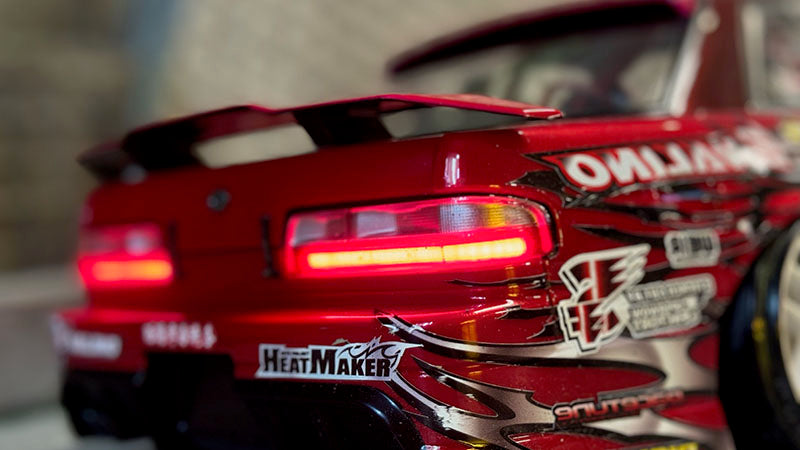 Addiction RC Nissan S13 Silvia Origin Lab - animal (w- TAKA LIVERY) Clear Body AD-HB16-ANIMAL