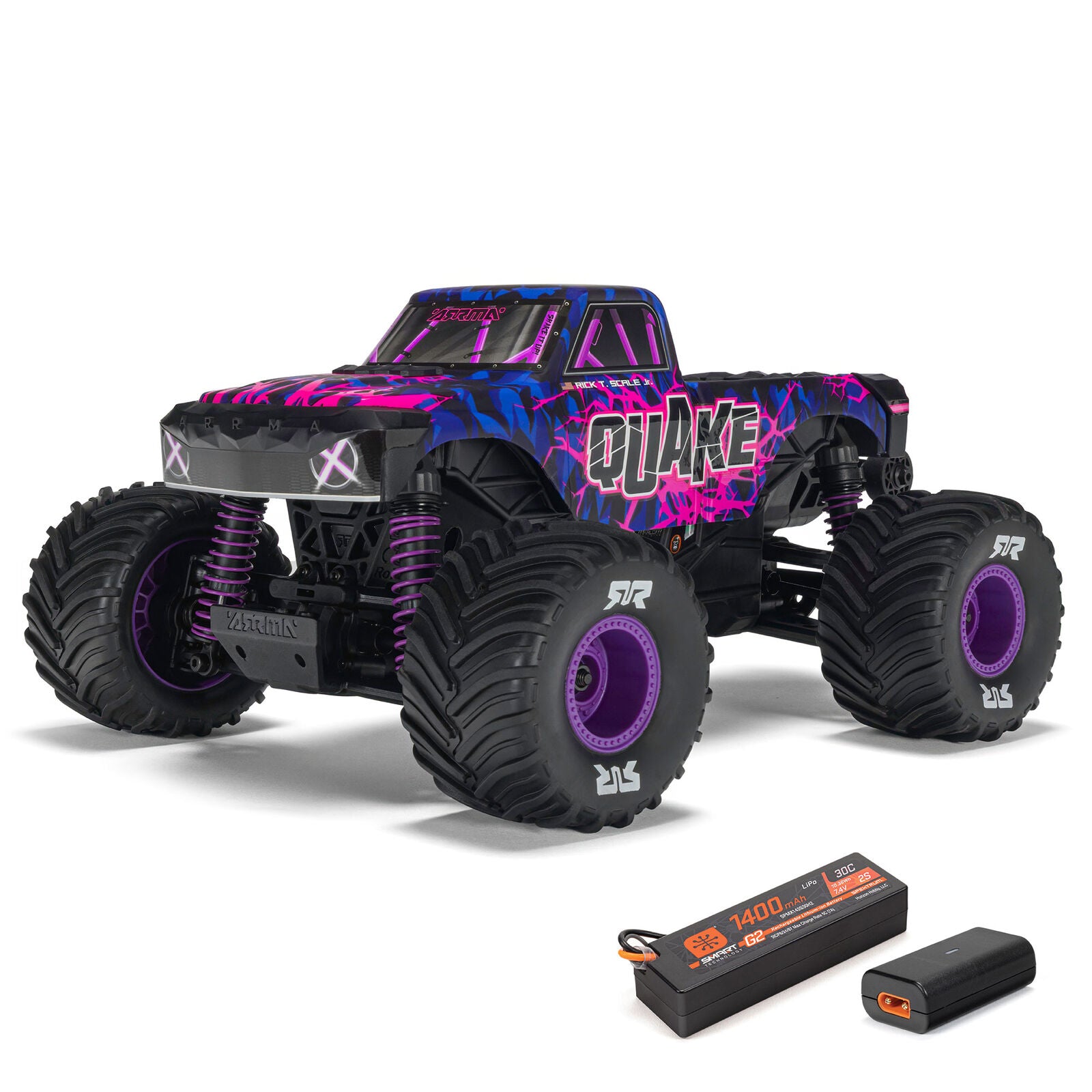 1/16 QUAKE GROM 4X4 RTR Brushed Monster Truck (Battery & Charger Included) (Various Colors)