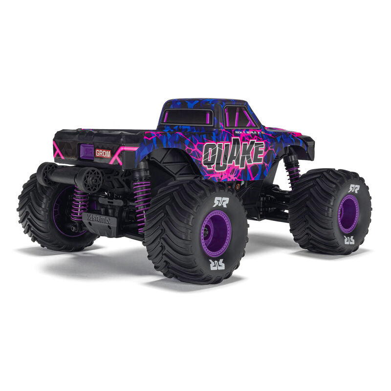 1/16 QUAKE GROM 4X4 RTR Brushed Monster Truck (Battery & Charger Included) (Various Colors)
