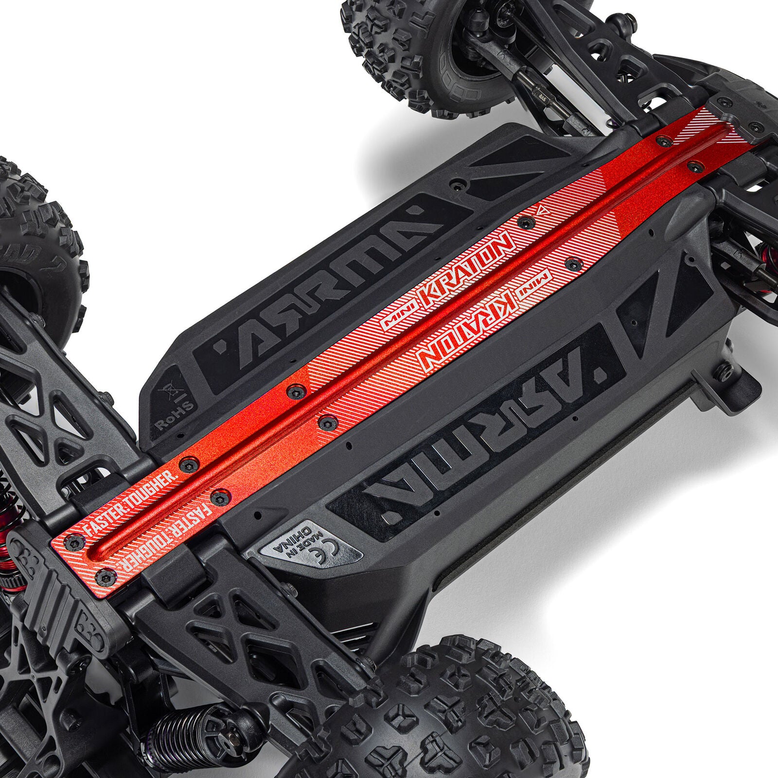 Arrma Mini Kraton 3S BLX 4X4 1/16 RTR Brushless Speed Monster Truck (Red/Blue) w/2.4GHz Radio, 3S LiPo Battery & Charger