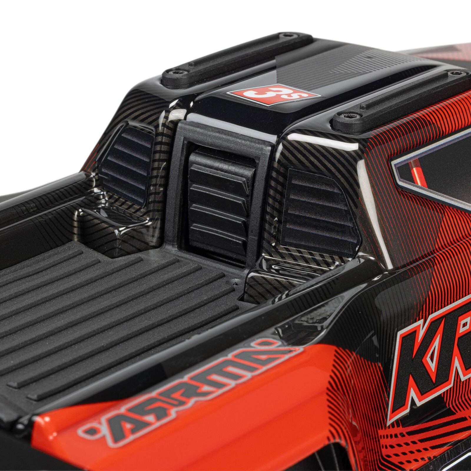 Arrma Mini Kraton 3S BLX 4X4 1/16 RTR Brushless Speed Monster Truck (Red/Blue) w/2.4GHz Radio, 3S LiPo Battery & Charger