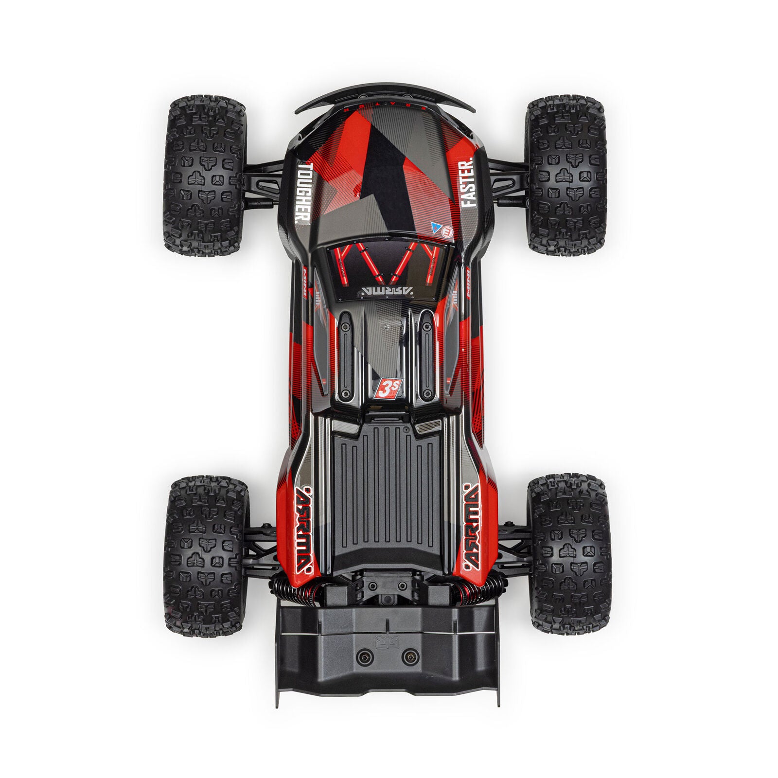 Arrma Mini Kraton 3S BLX 4X4 1/16 RTR Brushless Speed Monster Truck (Red/Blue) w/2.4GHz Radio, 3S LiPo Battery & Charger