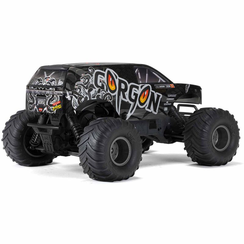 Arrma 1/10 GORGON 4X2 MEGA 550 Brushed Monster Truck Ready-To-Assemble Kit w/ Battery & Charger