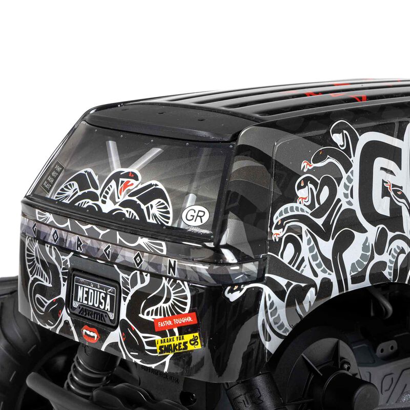 Arrma 1/10 GORGON 4X2 MEGA 550 Brushed Monster Truck Ready-To-Assemble Kit w/ Battery & Charger