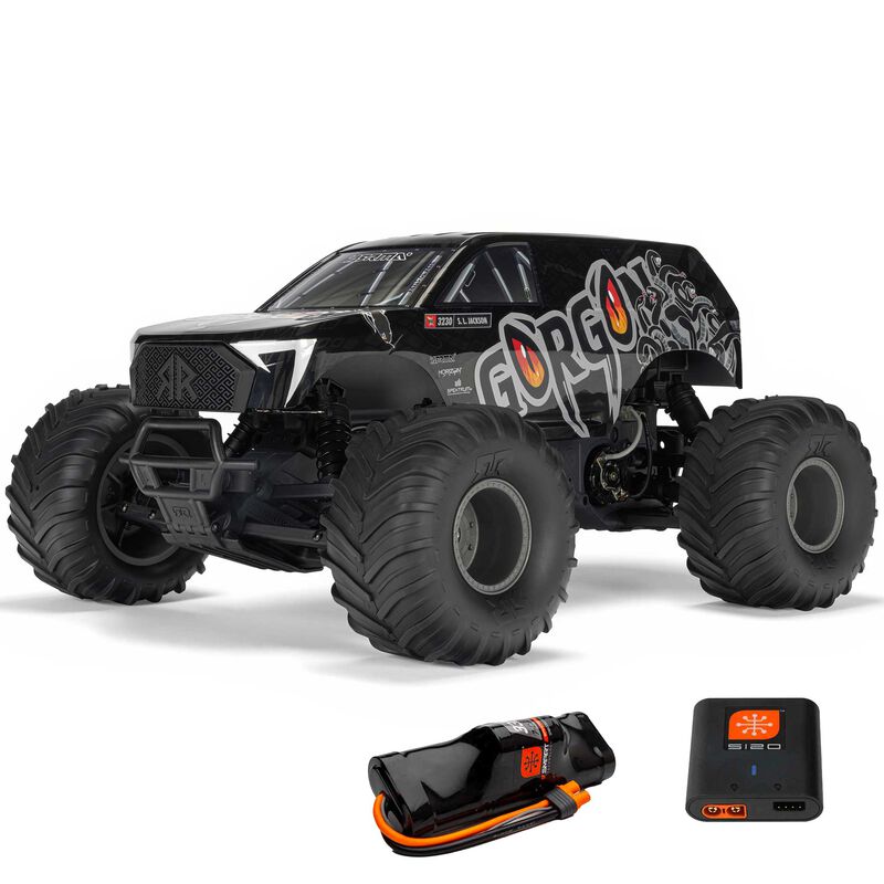 Arrma 1/10 GORGON 4X2 MEGA 550 Brushed Monster Truck RTR with Battery & Charger