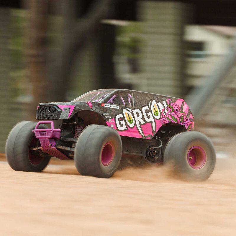 Arrma 1/10 GORGON 4X2 MEGA 550 Brushed Monster Truck RTR with Battery & Charger
