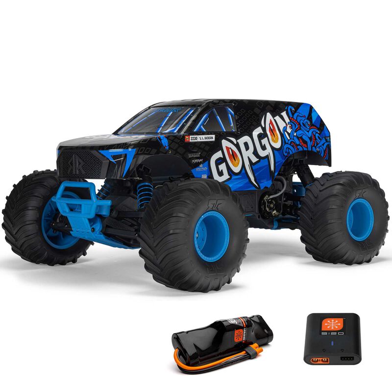Arrma 1/10 GORGON 4X2 MEGA 550 Brushed Monster Truck RTR with Battery & Charger