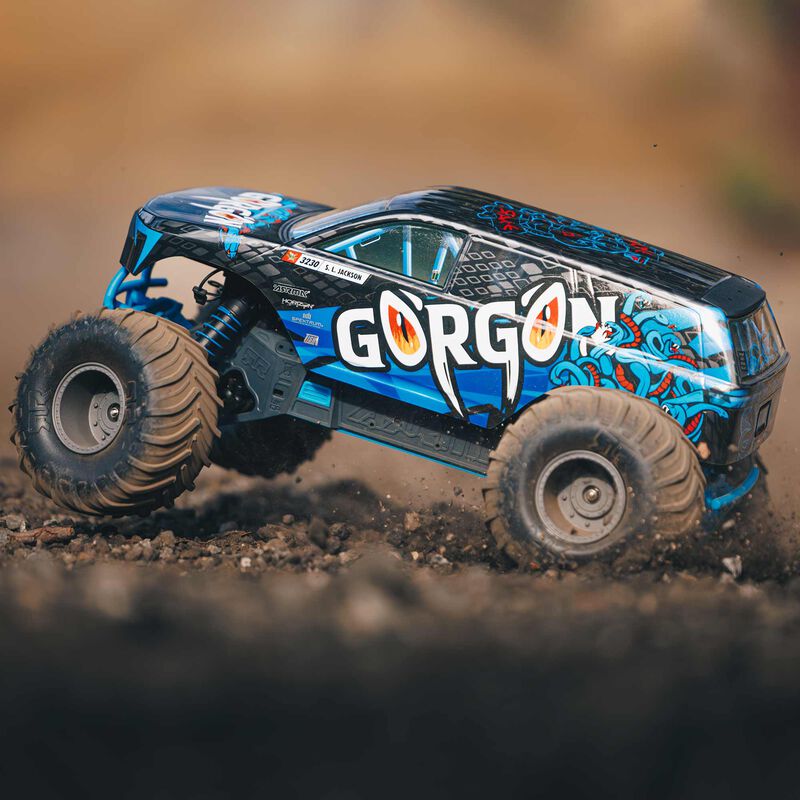 Arrma GORGON 4X2 MEGA 550 Brushed 1/10 RTR Monster Truck (No Battery & Charger)