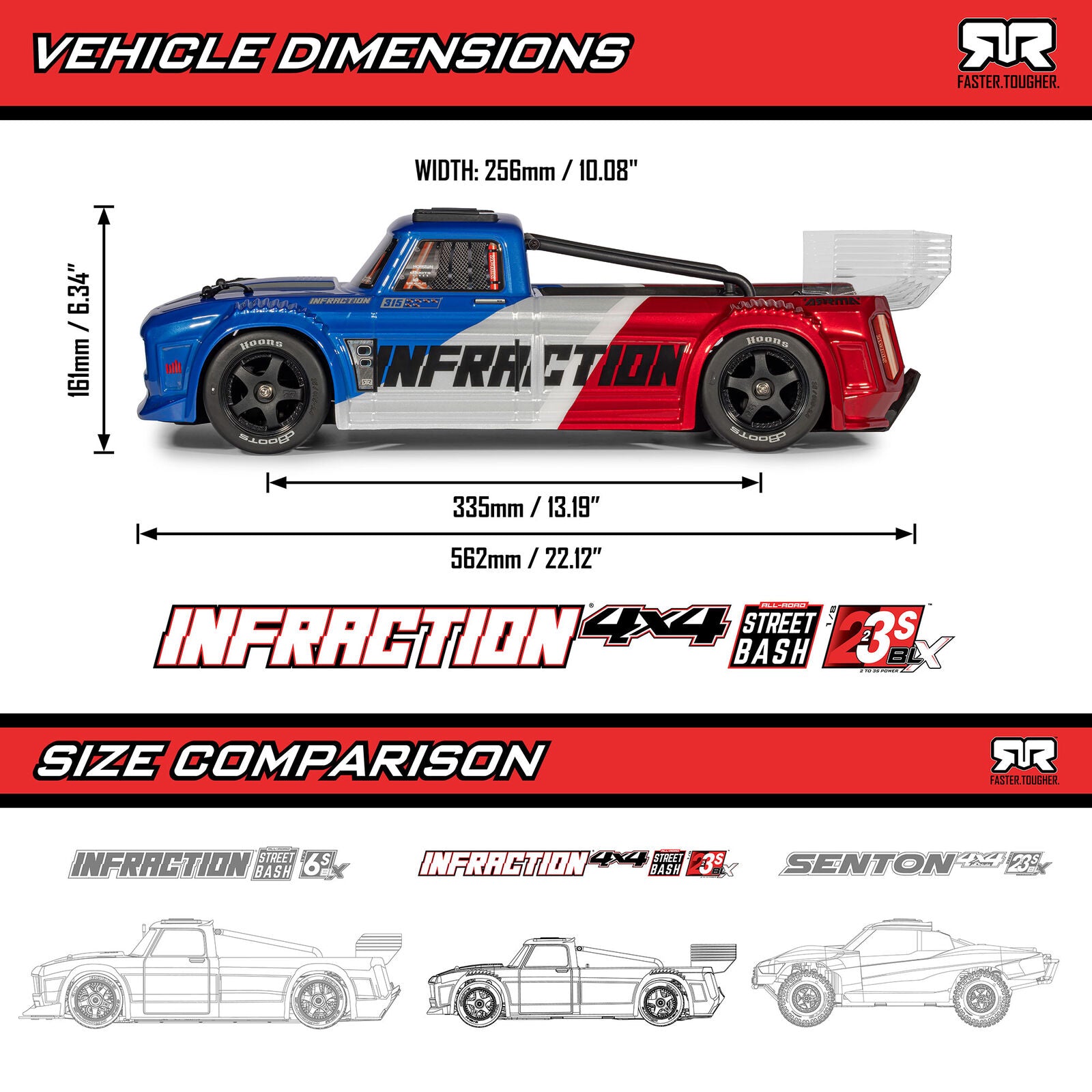 Arrma 1/8 ARRMA INFRACTION 223S