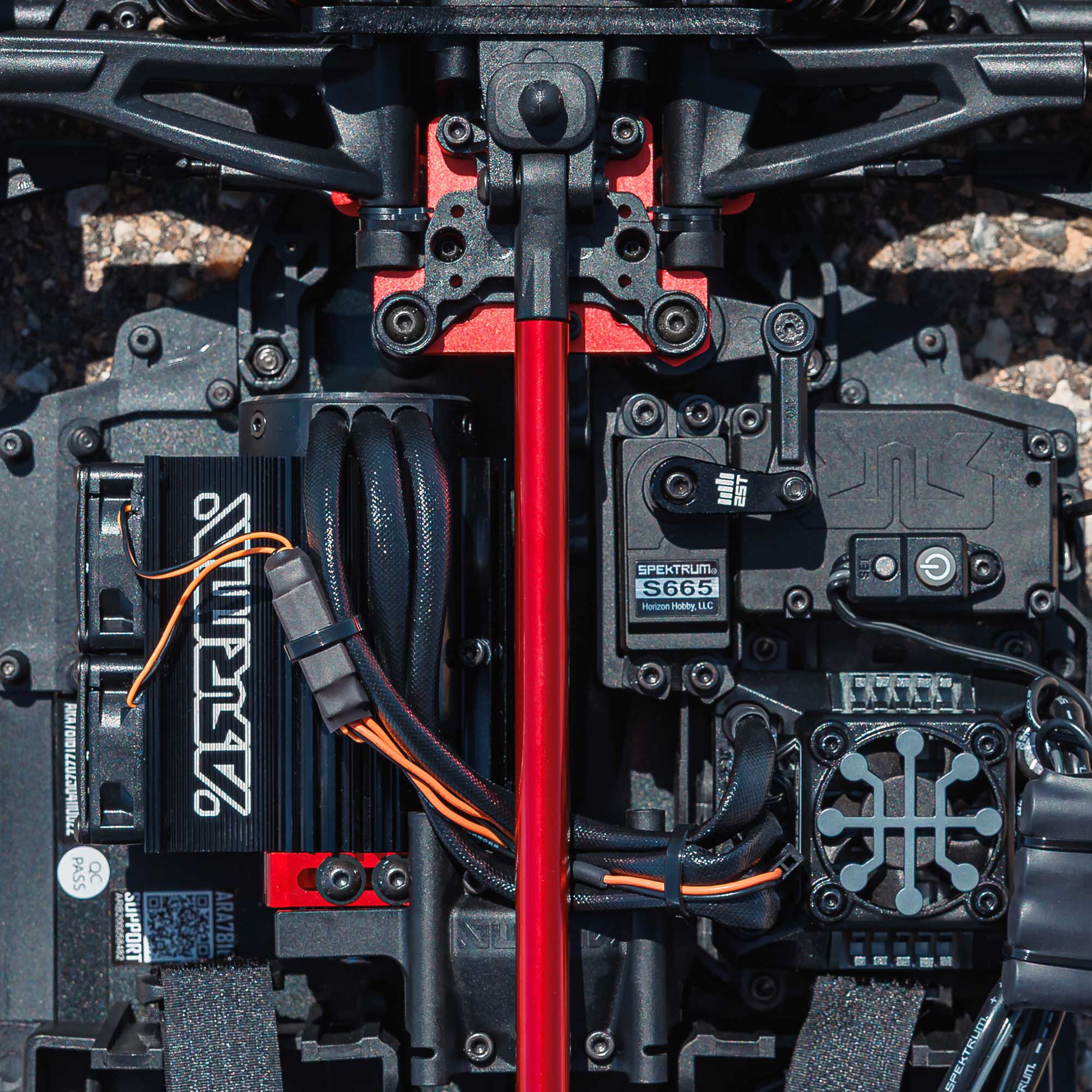 SpeedTek RC 8mm Center Driveshaft Set For Arrma Infraction, Limitless V1 & Felony