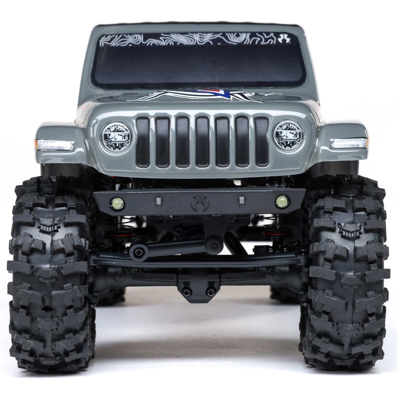 Axial 1/24 SCX24 Summit Racing Jeep Gladiator 4X4 Rock Crawler RTR (Battery & Charger Included), Gray