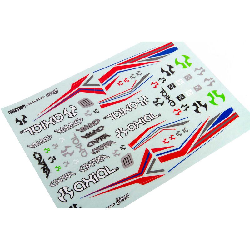 AXI230012 Body Panel Set, Clear: Capra 1.9 UTB