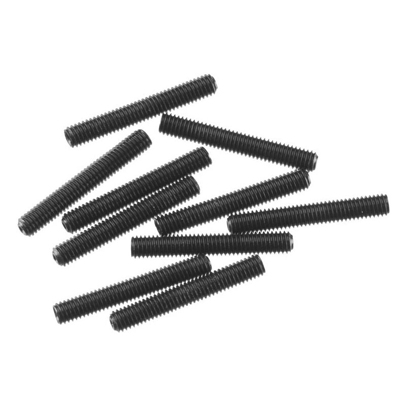 Tornillo de fijación axial M3x20mm (negro) (10 piezas) 