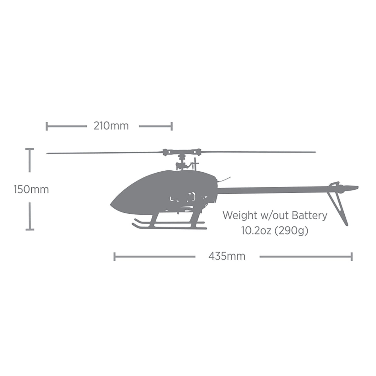Blade InFusion 210 BNF Basic with AS3X and SAFE