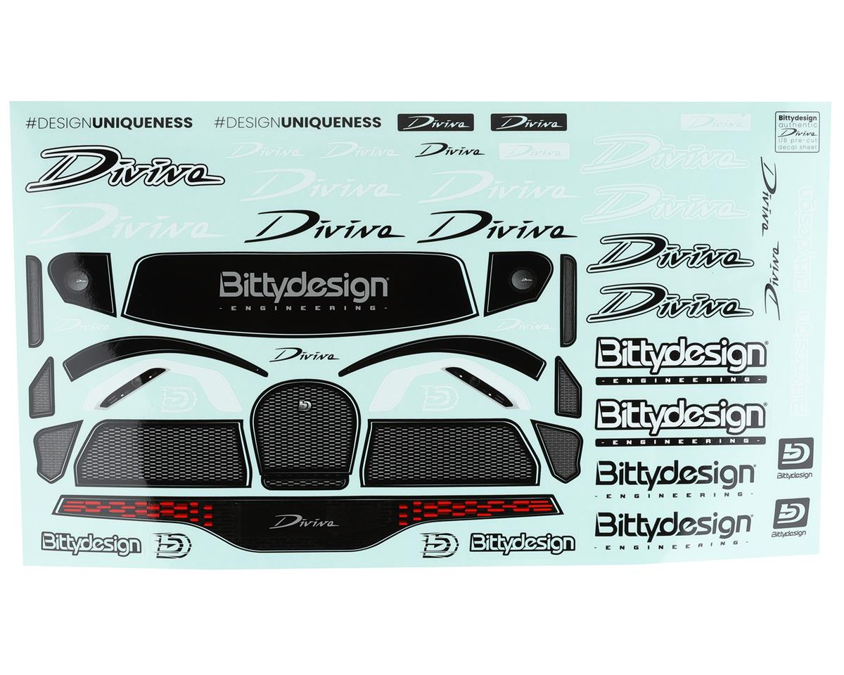 Bittydesign Divina 1/8 Supercar Clear Body (Arrma Vendeta/Infraction 3S)