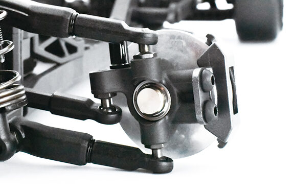 GRAPHITE Front Knuckle Set for RWD Drift (RDX) [Reve D] D1-415FG