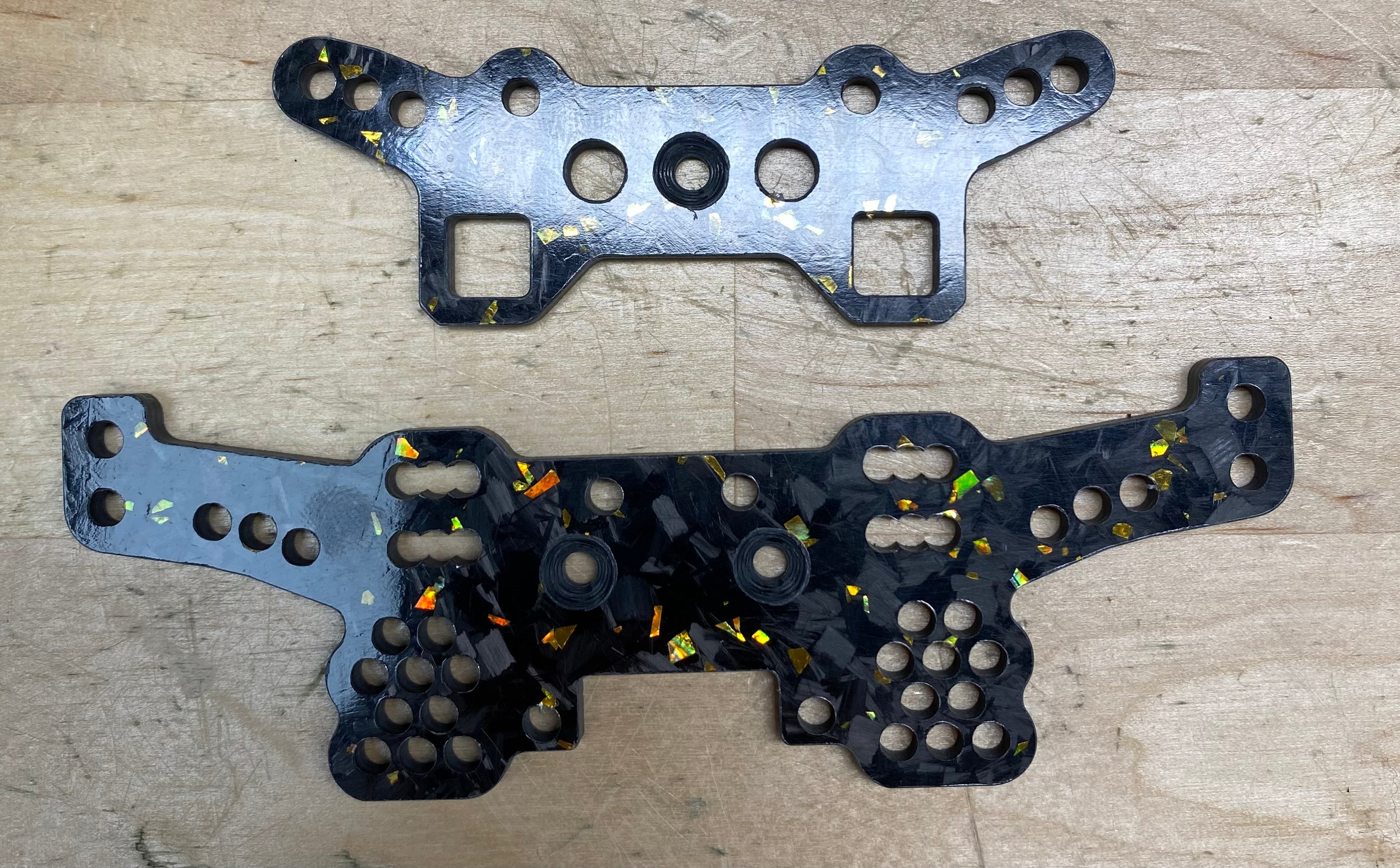 Bingo RC Designs WASP DC10 Shock Towers (AE DC10)