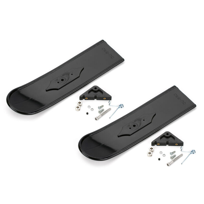 Dubro Snowbird Main Skis, Black: .20 to .60