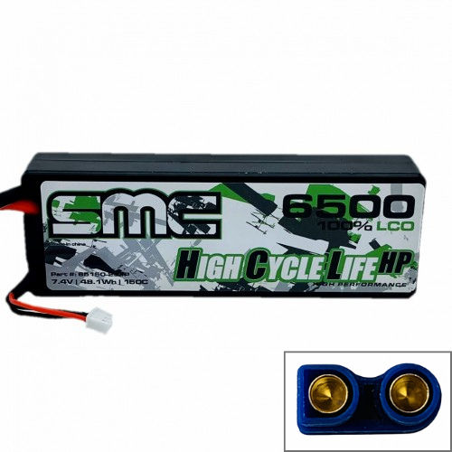 SMC HCL-HP 2S 7.4V 6500mAh 150C Hardcase LiPo Battery