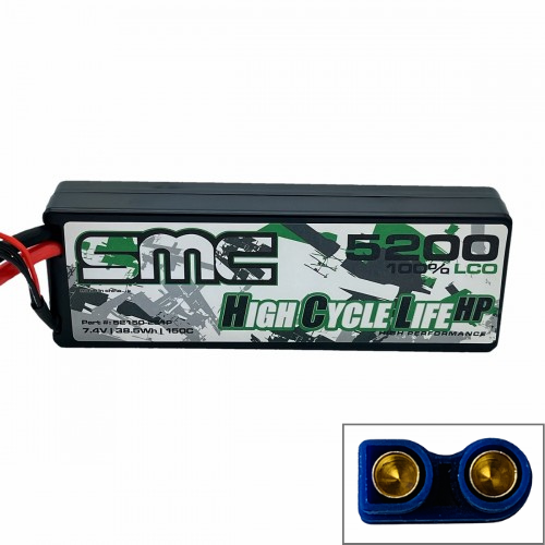 SMC HCL-HP 2S 7.4V 5200mAh 150C Hardcase Lipo Battery
