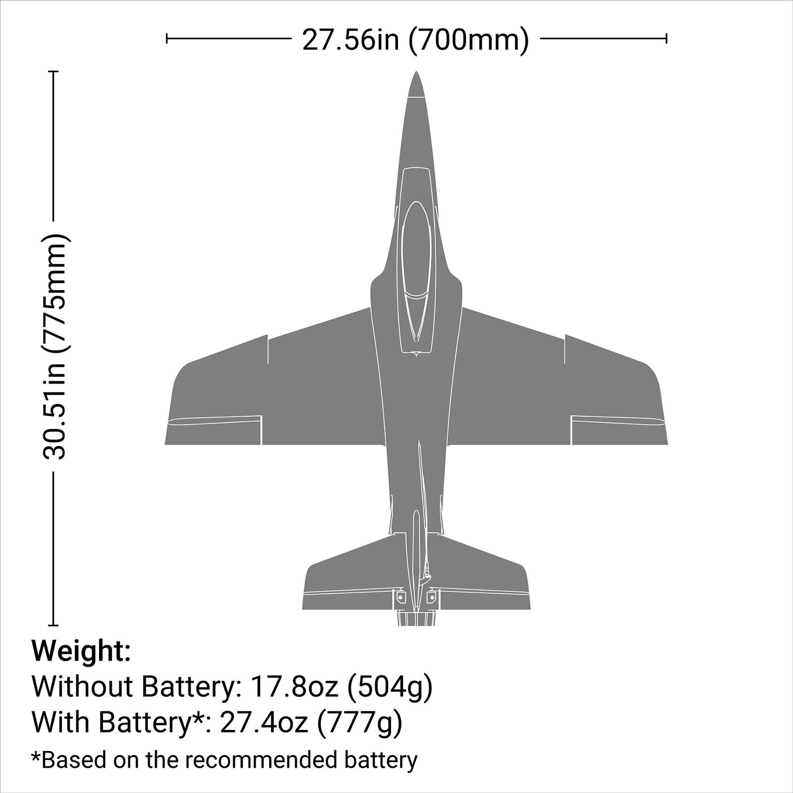 E-flite Habu SS (Super Sport) 50mm EDF Jet BNF Basic with AS3X+ and SAFE Select