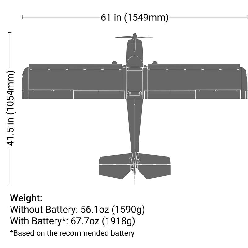 E-Flite Timber 1.5m 10th Anniversary Special Edition BNF Basic with AS3X+ and SAFE Select