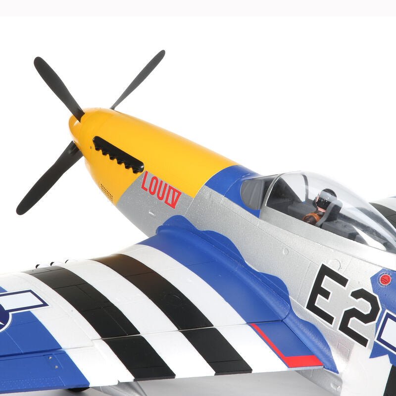 E-Flite P-51D Mustang 1.5m Smart BNF Basic with AS3X and SAFE Select