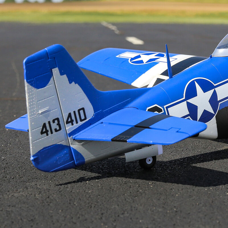 E-Flite P-51D Mustang 1.5m Smart BNF Basic with AS3X and SAFE Select