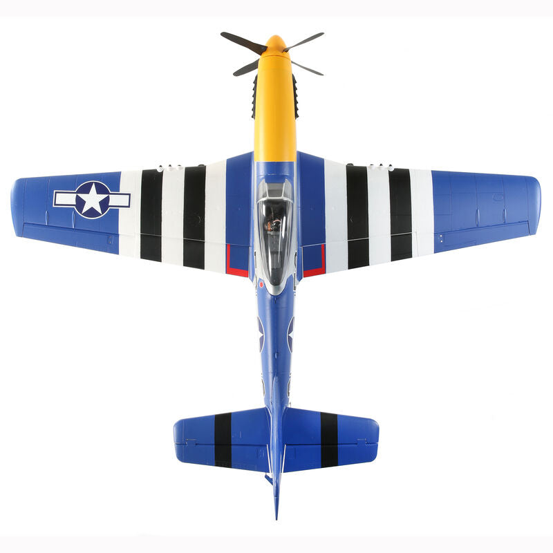 E-Flite P-51D Mustang 1.5m Smart BNF Basic with AS3X and SAFE Select