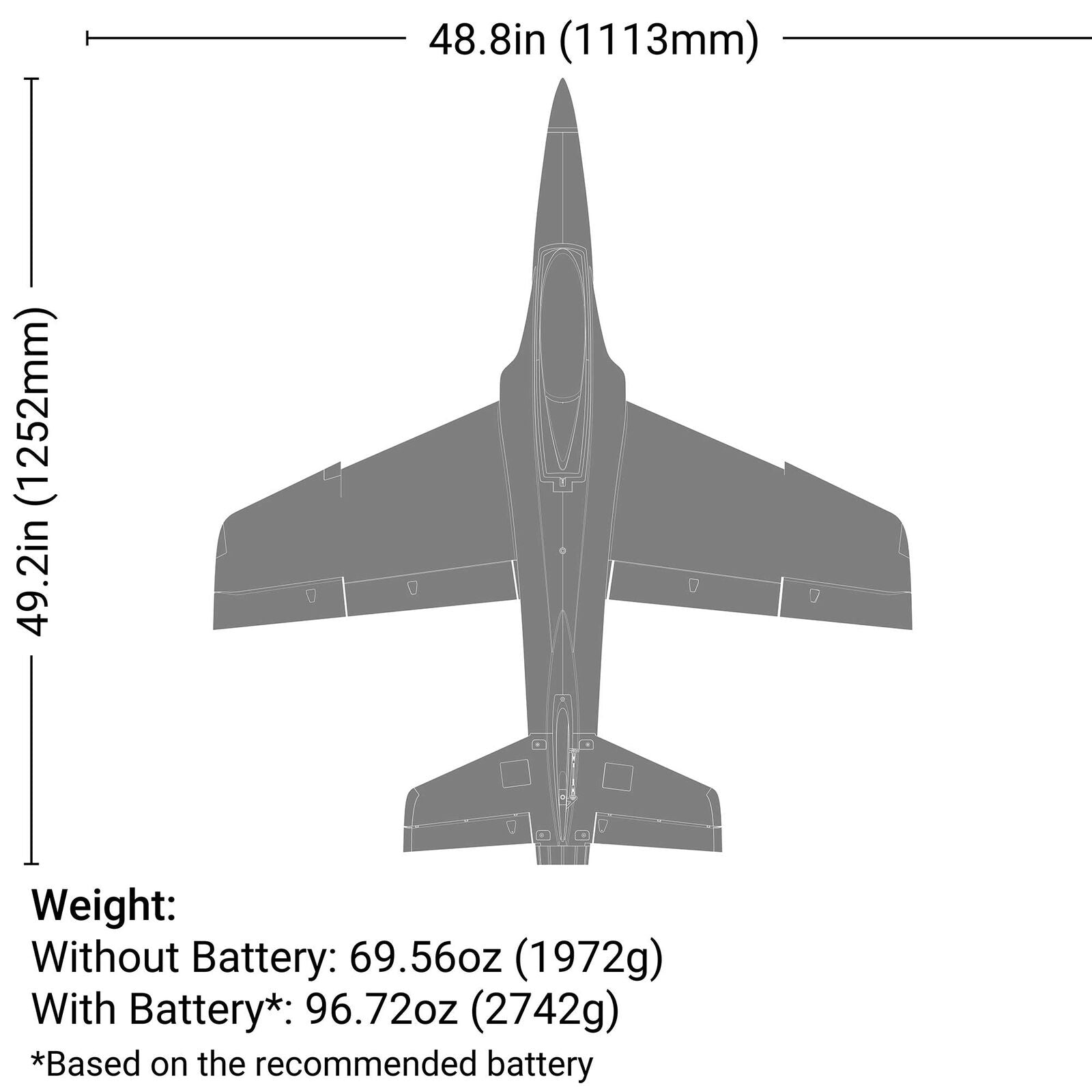 Habu XS (eXtra Sport) 80mm EDF BNF Basic with AS3X+ and SAFE Select