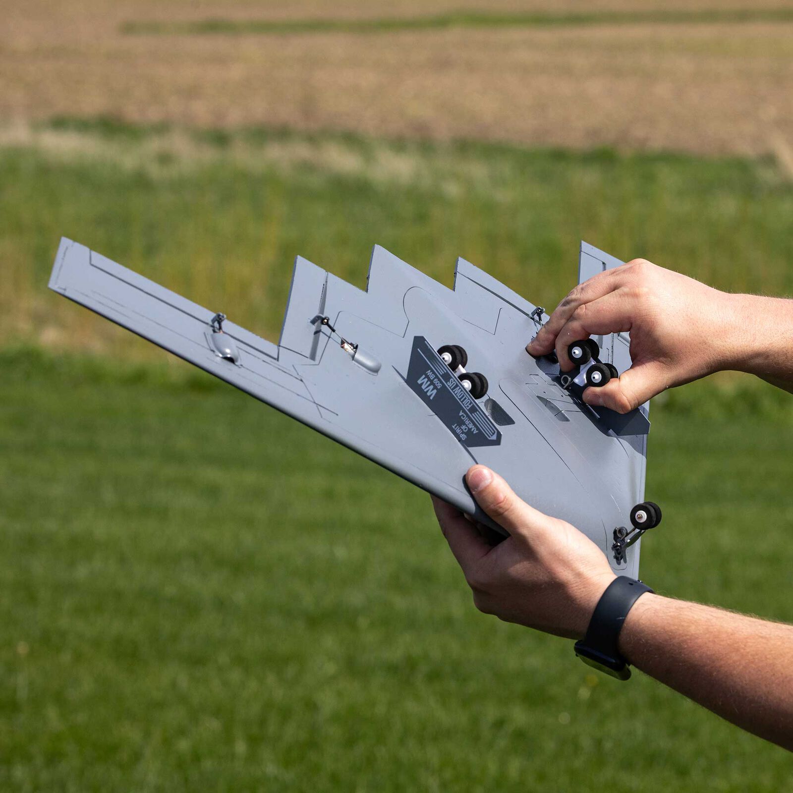 Micro B-2 Spirit of America Twin 30mm EDF BNF Basic