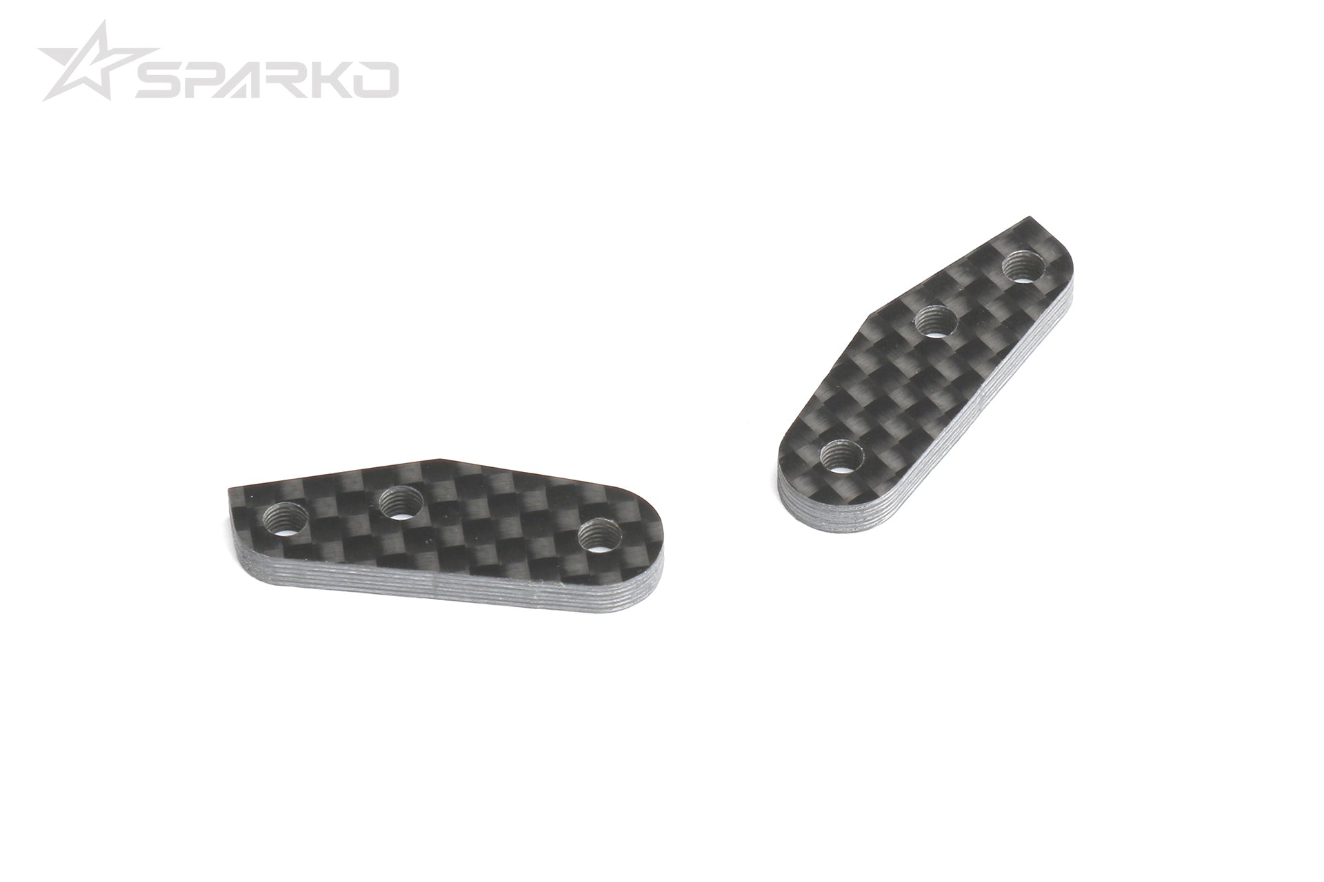 Sparko F8T Truggy Carbon Fiber Steering Knuckle Plate (R=L) 3.0mm (2pcs)