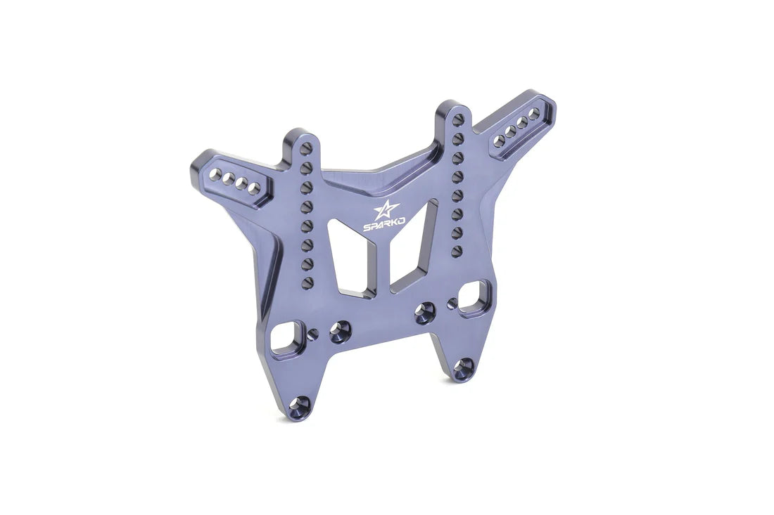 Sparko F8T Truggy 7075 Aluminum Front Shock Tower (Dark Blue)