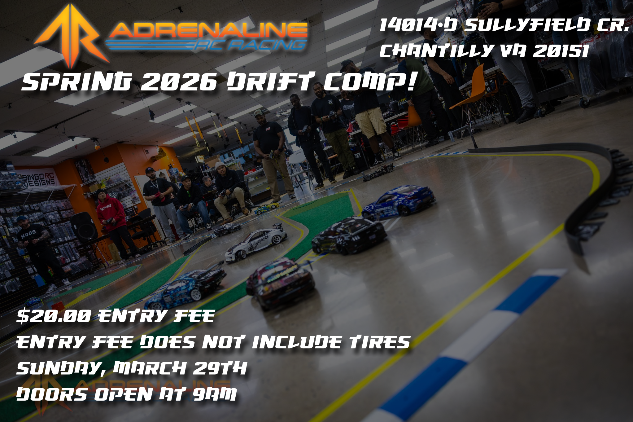 Adrenaline RC Spring Drift Comp 2026 - One Entry