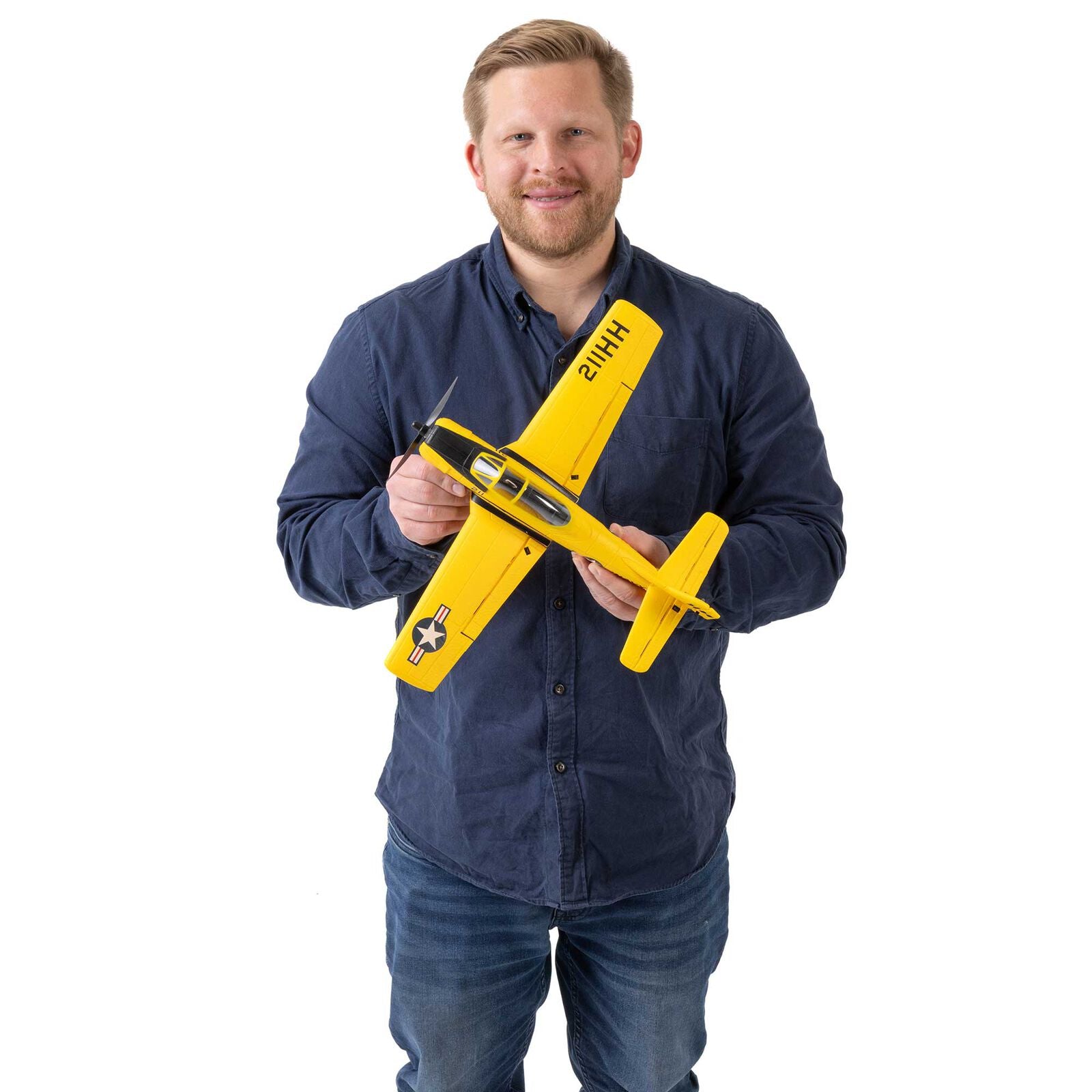 Hobbyzone T-28 Trojan 450mm RTF with SAFE (2 Flight Batteries Included)