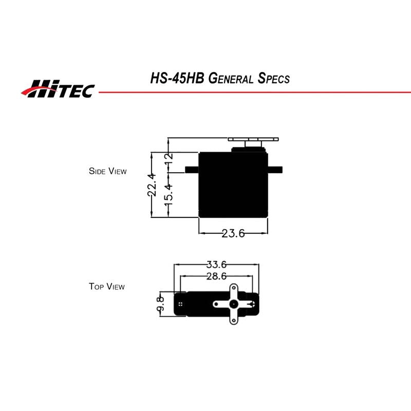 Hitec HS-45HB Premium Feather Servo