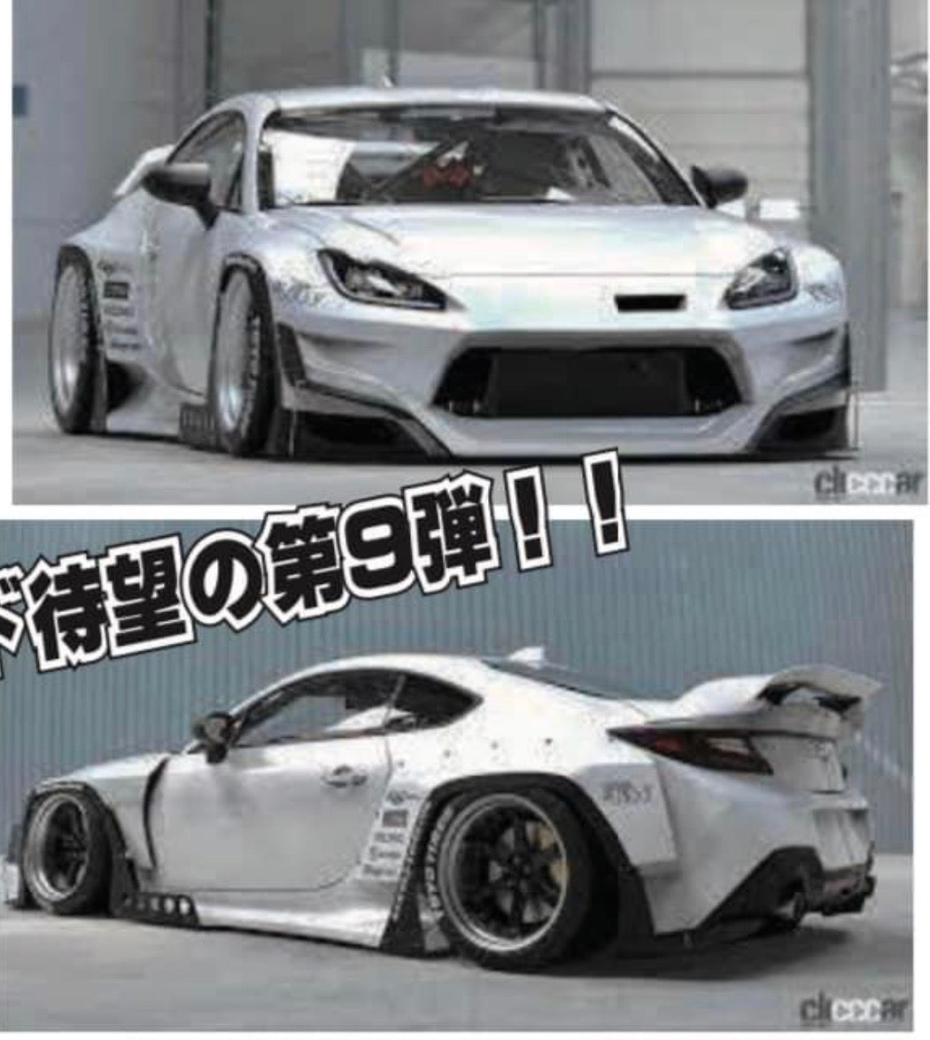 Addiction RC TOYOTA GR86 GR PANDEM Widebody Body Set 1-10 RG Clear BODY AD-RB9