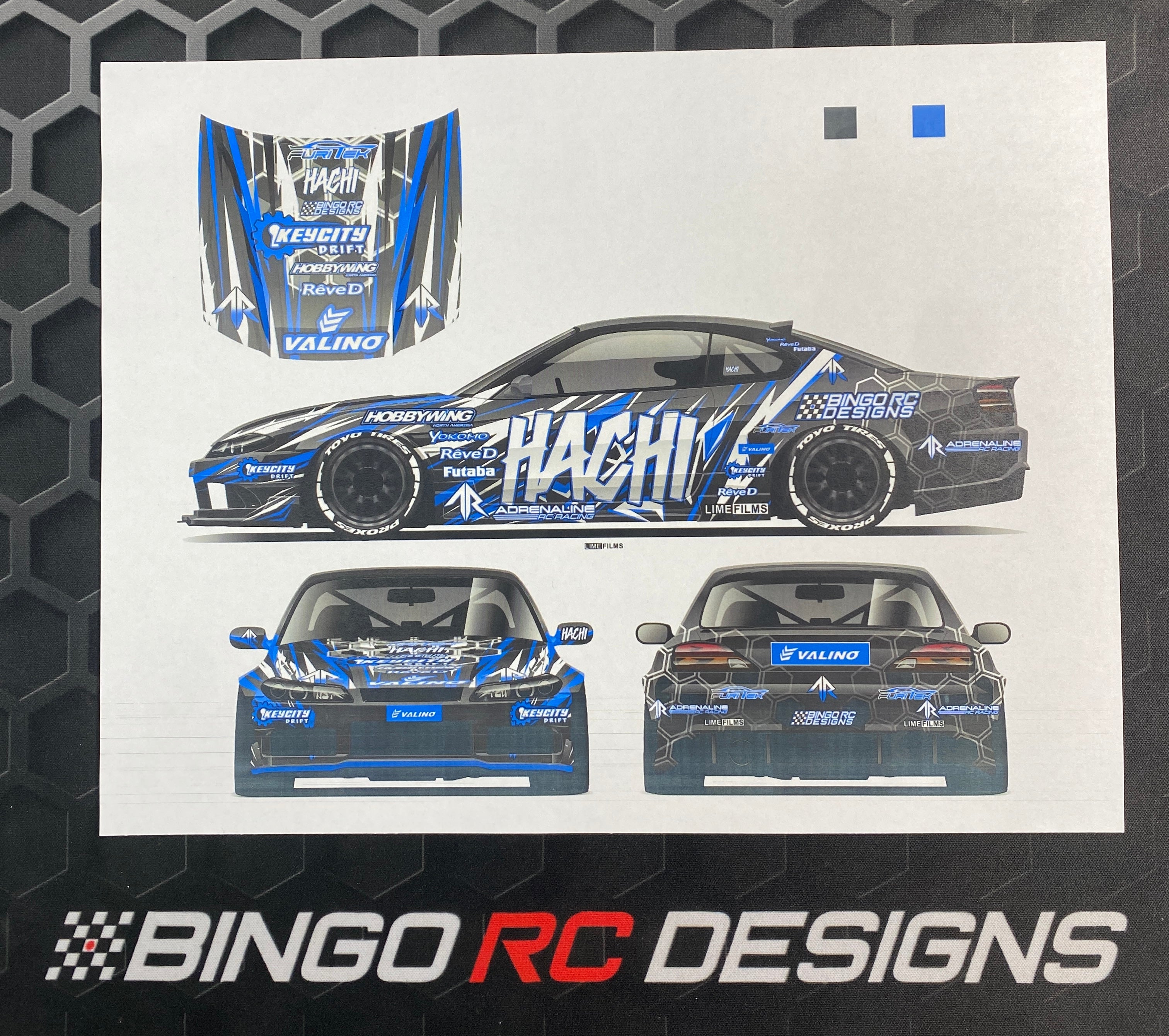Bingo RC Designs Hachi/Wasp Livery