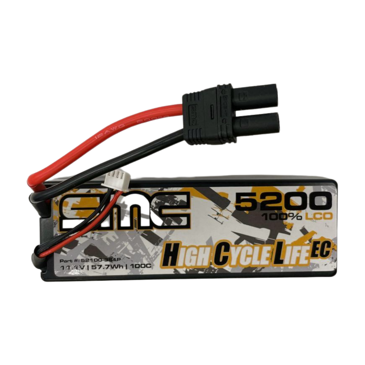 SMC HCL-EC 11.1V 5200mAh 100C Estuche rígido con cable