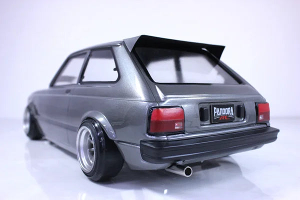 Pandora RC Toyota Starlet KP61 Late Model 1/10 Clear Drift Body Pandora RC Toyota Starlet KP61 Late Model 1/10 Clear Drift Body