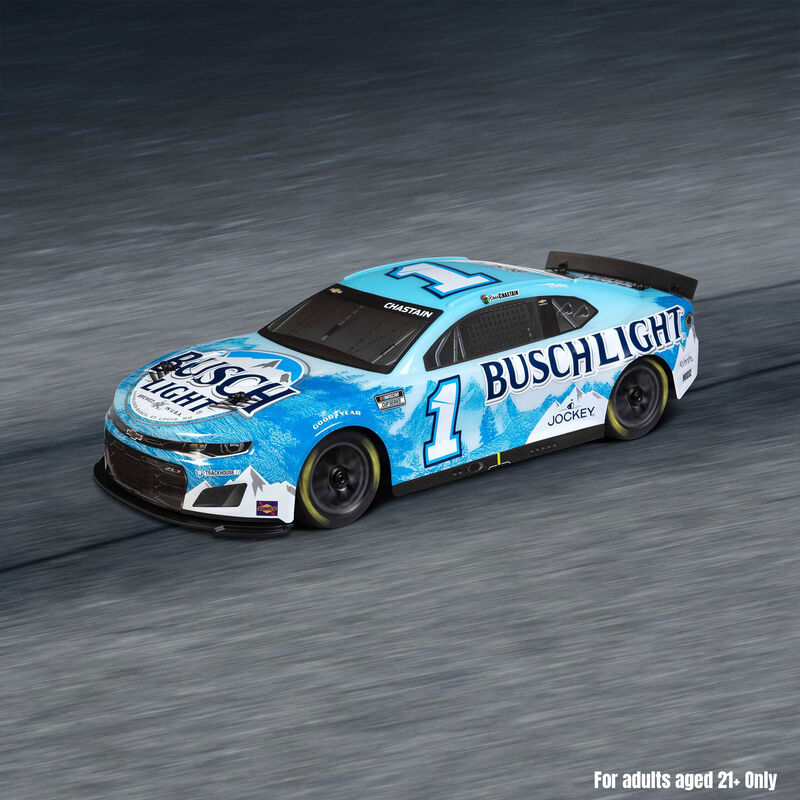 Losi 1/12 NASCAR RC Race Car Ross Chastain No. 1 Busch Light 2025 Chevrolet Camaro ZL1 2S AWD RTR Brushed On-Road (Battery & Charger Included)