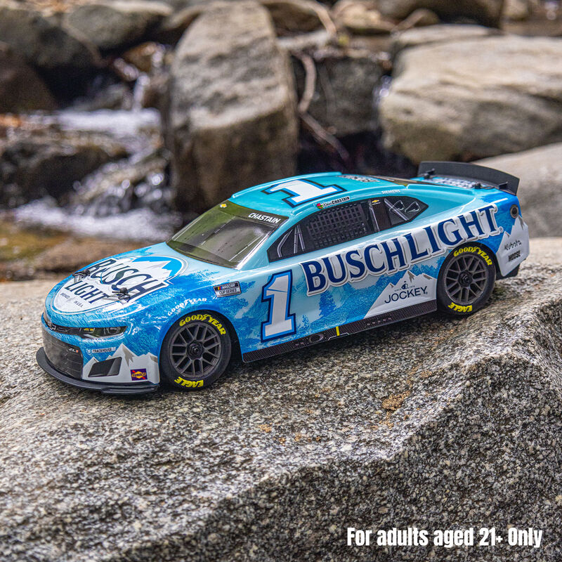 Losi 1/12 NASCAR RC Race Car Ross Chastain No. 1 Busch Light 2025 Chevrolet Camaro ZL1 2S AWD RTR Brushed On-Road (Battery & Charger Included)
