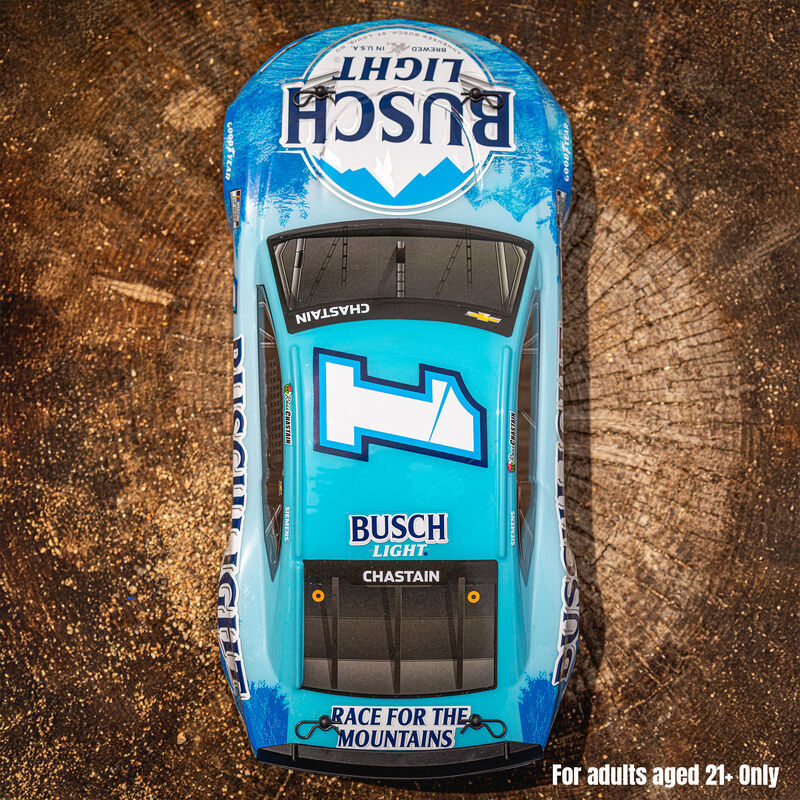 Losi 1/12 NASCAR RC Race Car Ross Chastain No. 1 Busch Light 2025 Chevrolet Camaro ZL1 2S AWD RTR Brushed On-Road (Battery & Charger Included)
