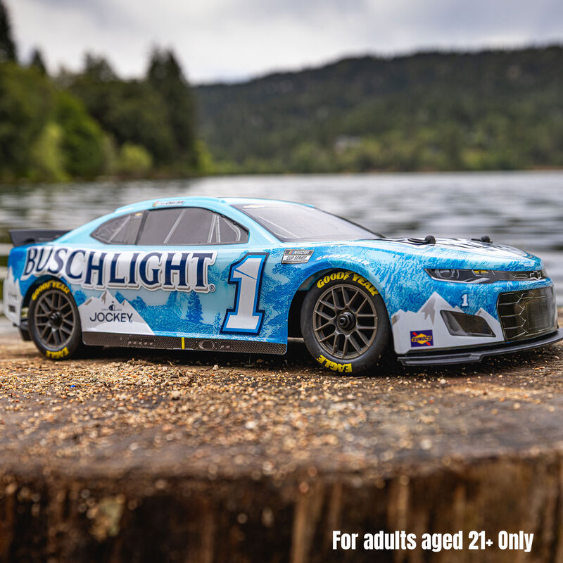 Losi 1/12 NASCAR RC Race Car Ross Chastain No. 1 Busch Light 2025 Chevrolet Camaro ZL1 2S AWD RTR Brushed On-Road (Battery & Charger Included)